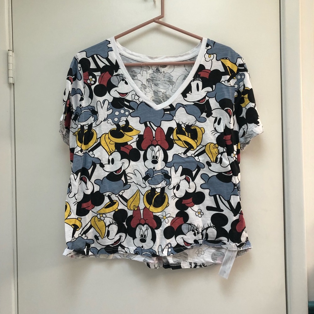 Minnie Mouse Women’s V- Neck T Shirt